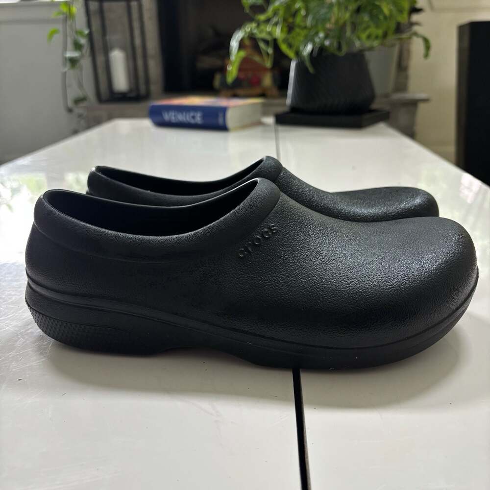 Crocs Bistro Slip Resistant Work Clogs Black Size 5M 7Women